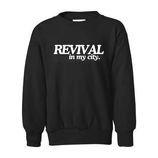 Revival - Youth Crewneck - Black